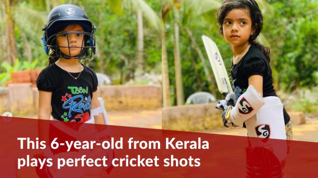 Meet Mehak, the six-year-old who plays perfect cricket shots