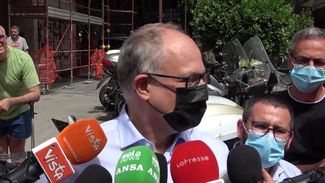 Roma, primarie centrosinistra, Gualtieri al voto: Condizioni difficili, grazie ai volontari