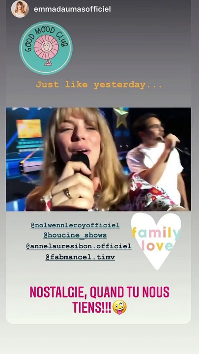 Nolwenn Leroy, Emma Daumas et les anciens de la Star Academy se retrouvent, le 19 juin 2021.