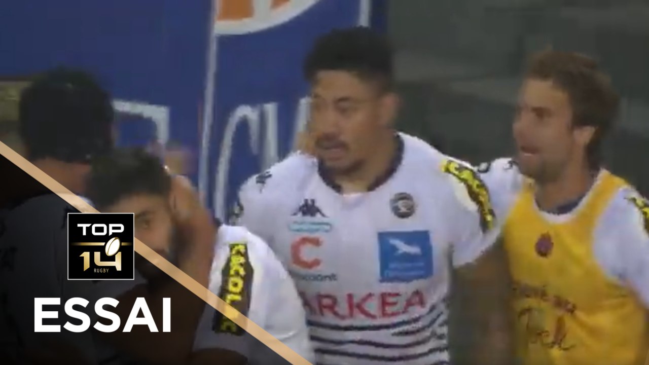TOP 14 - Essai de Ben LAM (UBB) - Toulouse - Bordeaux-Bègles - Demi-finales - Saison 2020/2021