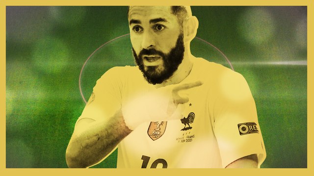 La minute où Karim Benzema aurait pu marquer de l'extérieur du pied face à la Hongrie