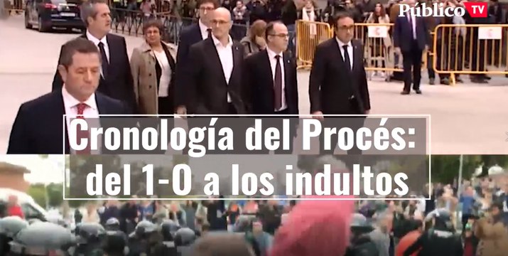 Cronología del procés: del 1-O a los indultos