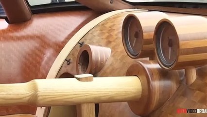 Ahşaptan 600 beygirlik otomobil