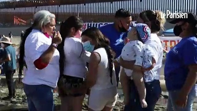 Pour la première fois depuis le début de la pandémie, des familles séparées se retrouvent à la frontière du Mexique et des Etats-Unis