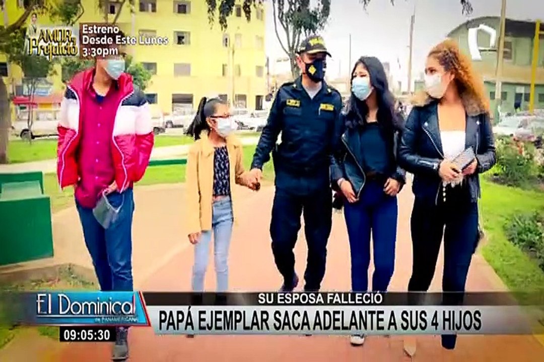 “Día del Padre”: policía lucha por sacar adelante a sus cuatro  hijos tras fallecer esposa