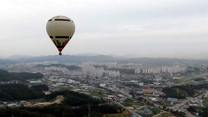 열기구 타고 충북 제천 하늘 둥둥...지자제 첫 열기구 사업 도전 / YTN