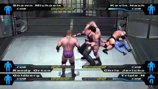 Here Comes the Pain Randy Orton vs Triple H vs Goldberg vs HBK vs Chris Jericho vs Kevin Nash