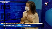 Vacunas: riesgo de trombosis es bajísimo