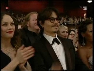 Vanessa Paradis & Johnny Depp - Oscars 2008