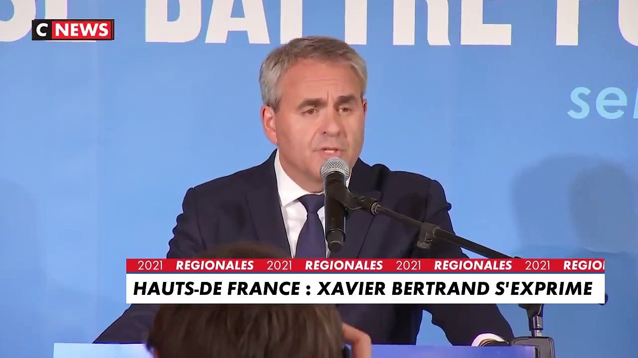Régionales : Xavier Bertrand se félicite d'avoi...