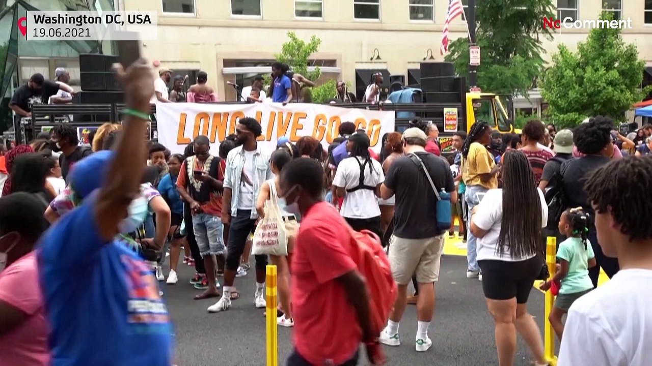 USA feiern 'Juneteenth': George-Floyd-Statue in New York enthüllt