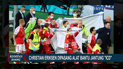Christian Eriksen Dipasang Alat Bantu Jantung ICD Usai Tumbang Saat Tanding di Euro 2020