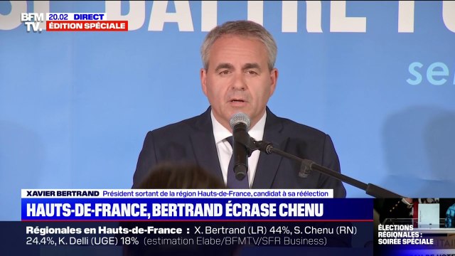 Xavier Bertrand: Chacun est face à ses responsabilités, j'ai pris les miennes en faisant du Front national mon seul et unique ennemi