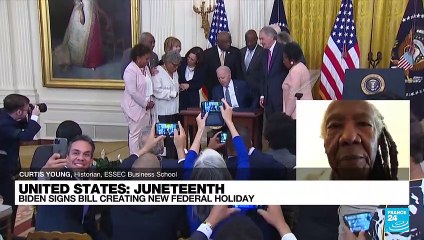 United States: Juneteenth: Biden signs bill creating new federal holiday