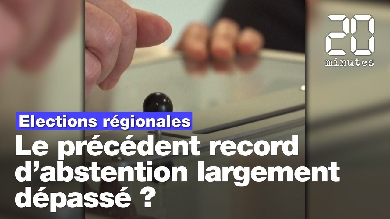 Elections régionales : Vers une abstention record