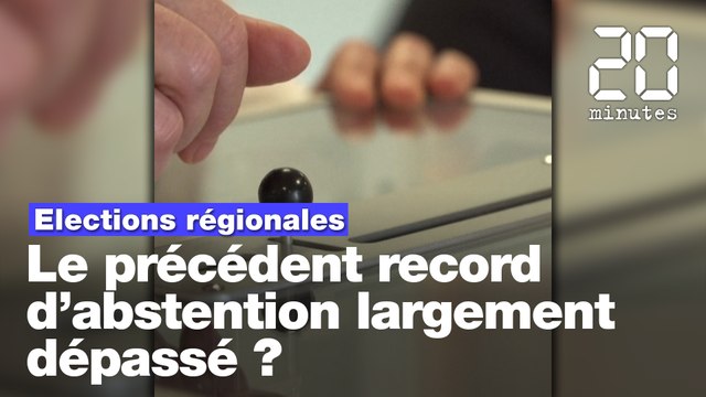 Elections régionales : Vers une abstention record