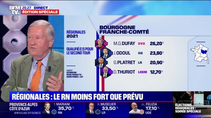 Régionales: Marie-Guite Dufay (DVG) en tête en Bourgogne-Franche-Comté (26.20%)