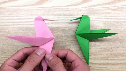 Easy Origami For Kids Hummingbird - How To Make Origami Hummingbird