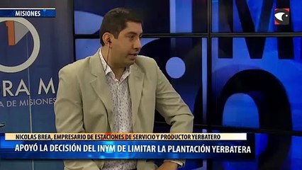 Apoyó la decisión del INYM de limitar la plantación yerbatera