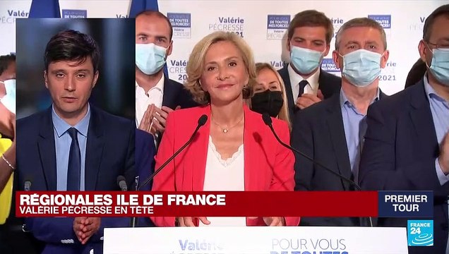 Elections régionales : Valérie Pécresse arrive largement en tête en Ile-de-France