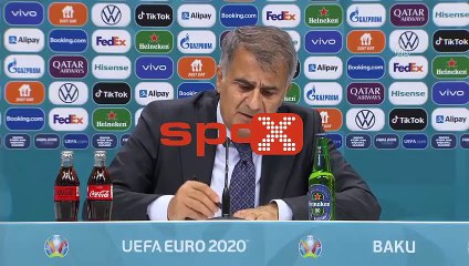 Şenol Güneş: "Biz de şut attık ama kaleci çıkardı"
