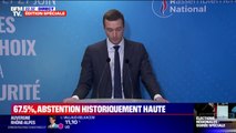 Abstention aux régionales: Jordan Bardella parle d'un 