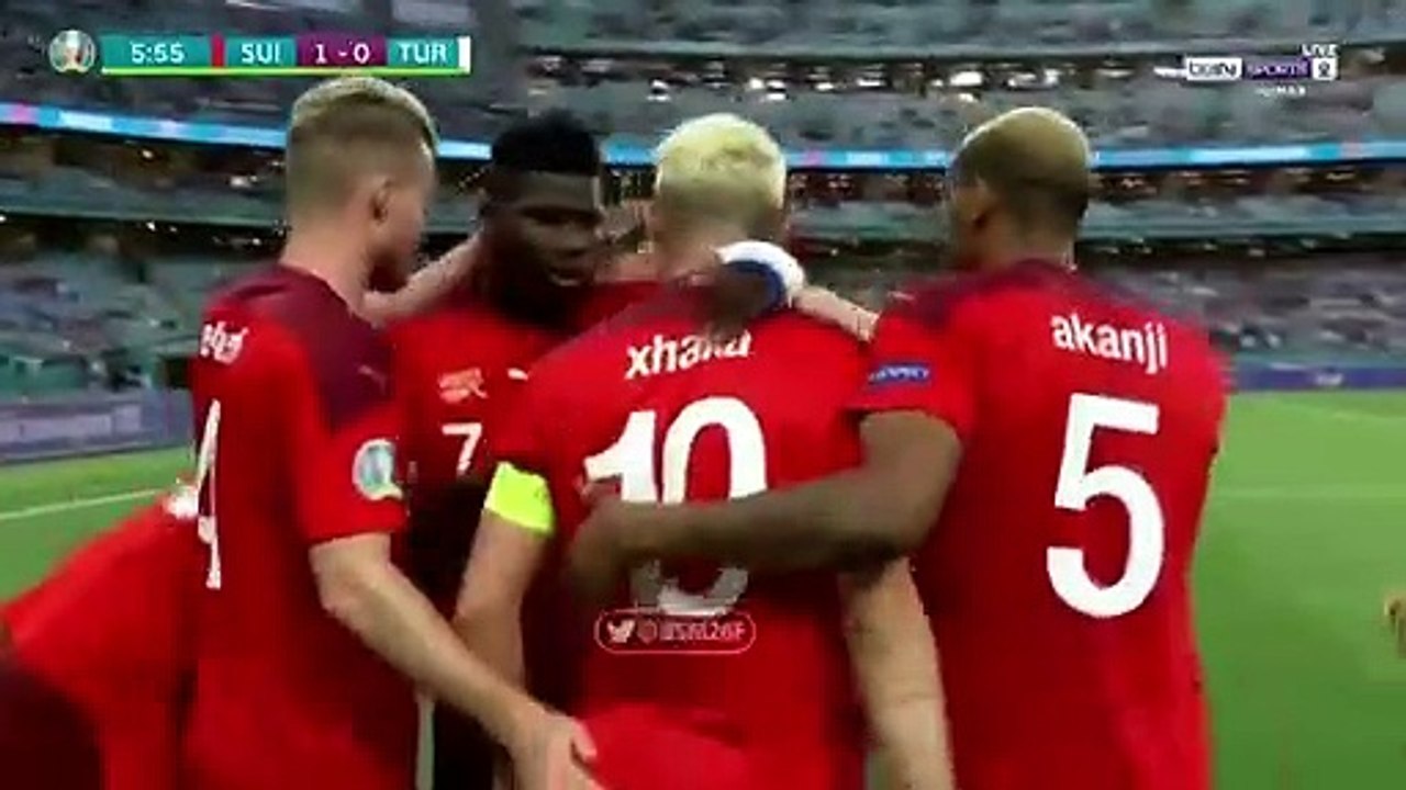 سويسرا 3 × 1 تركيا | ملخص الاهداف