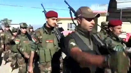 Suriyeli Peşmergeler Esed ve DAEŞ'e karşı