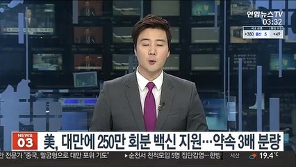 美, 대만에 약속보다 3배 많은 250만회분 백신 지원
