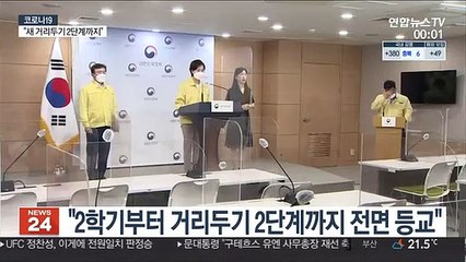 2학기부터 거리두기 2단계까지 전면 등교