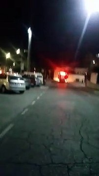 Vídeo mostra trabalho dos bombeiros e do Samu no Coliseu da Carne, em Contagem