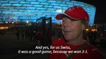 Euro 2020: Swiss fans react after win over Turkey in Azerbaijan