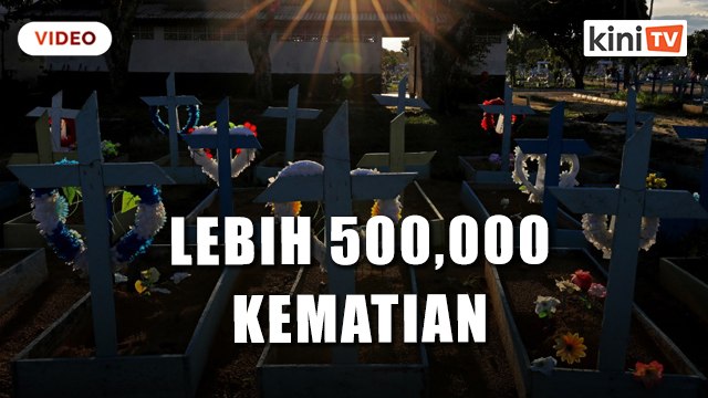 Kematian cecah 500 ribu, rakyat Brazil turun ke jalan