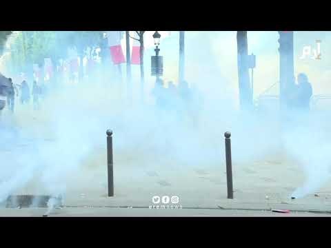 اشتباكات بين الشرطة ومحتجين من السترات الصفراء في باريس