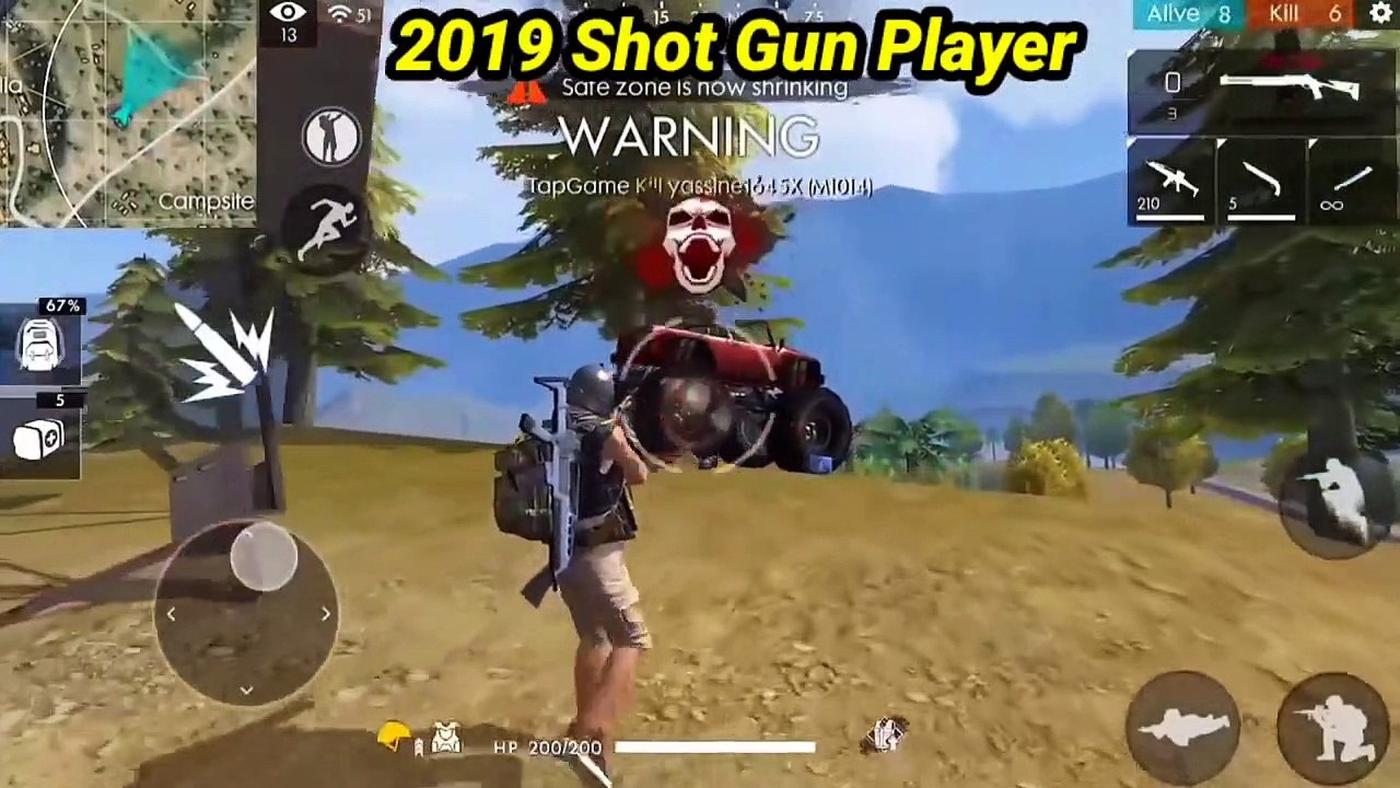 free fire shoot
