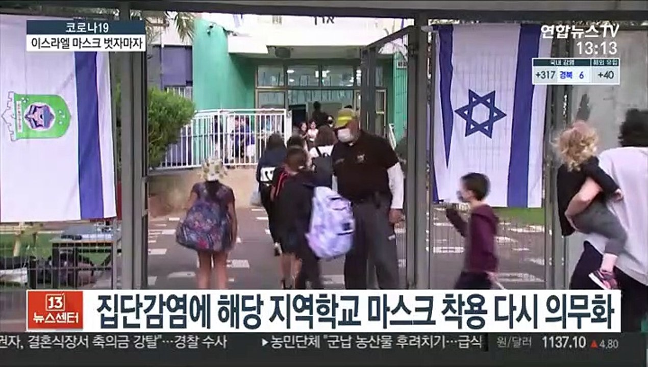 '노마스크' 이스라엘서 학교·행사 중심 집단감염