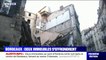 Bordeaux: deux immeubles de trois étages se sont effondrés