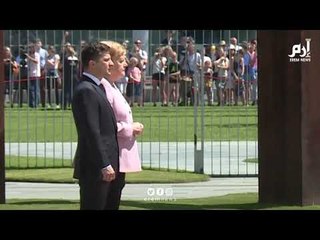 ارتعاشة "غريبة" تنتاب #أنغيلا_ميركل أثناء مراسم استقبال رسمي