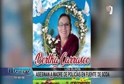 Los Olivos: asesinan a madre de policías en una fuente de soda