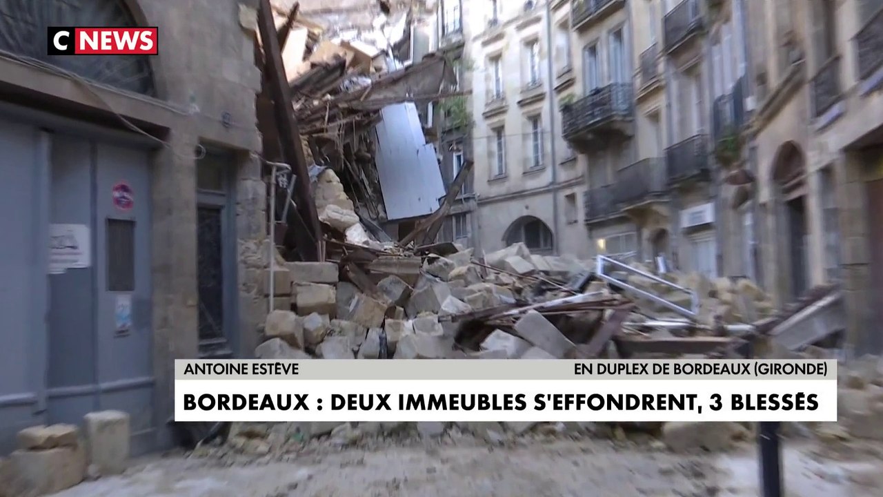 Orages à Bordeaux : deux immeubles s'effondrent...