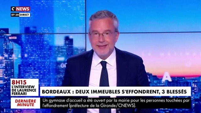 Bordeaux: Deux immeubles se sont écroulés cette nuit en plein centre ville près de la porte de Bourgogne - Plusieurs blessés ont été sortis des décombres - Les secours sont sur place