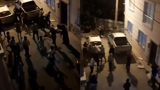 Çocukların kavgasına aileler katıldı, ortalık savaş alanına döndü...