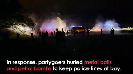 Man Loses HAND As French Police Shut Down Illegal Rave in Brittany