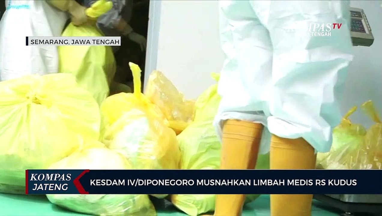 Kesdam IV/ Diponegoro Musnahkan Limbah Medis RS Kudus