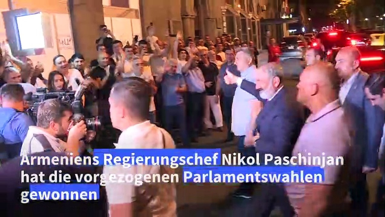 Regierungschef Paschinjan siegt bei Parlamentswahl in Armenien