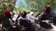 Nemrut Krater Gölü kampçıların uğrak yeri oldu