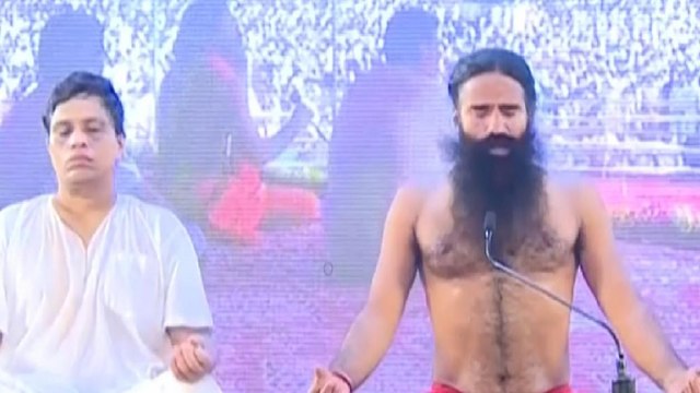 International Yoga Day: Baba Ramdev performs Yoga