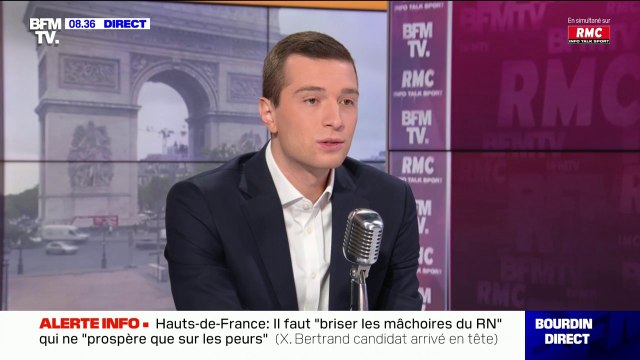 Pour Jordan Bardella, l'abstention est la faute des dirigeants successifs qui ont dégouté les gens de la politique