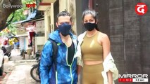 Vatsal Sheth And Ishita Dutta Spotted Outside Gym At Juhu | Bollywood Chatni