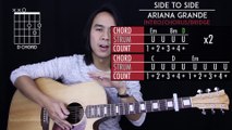 Side To Side Guitar Tutorial - Ariana Grande Guitar Lesson Easy Chords   Guitar Cover